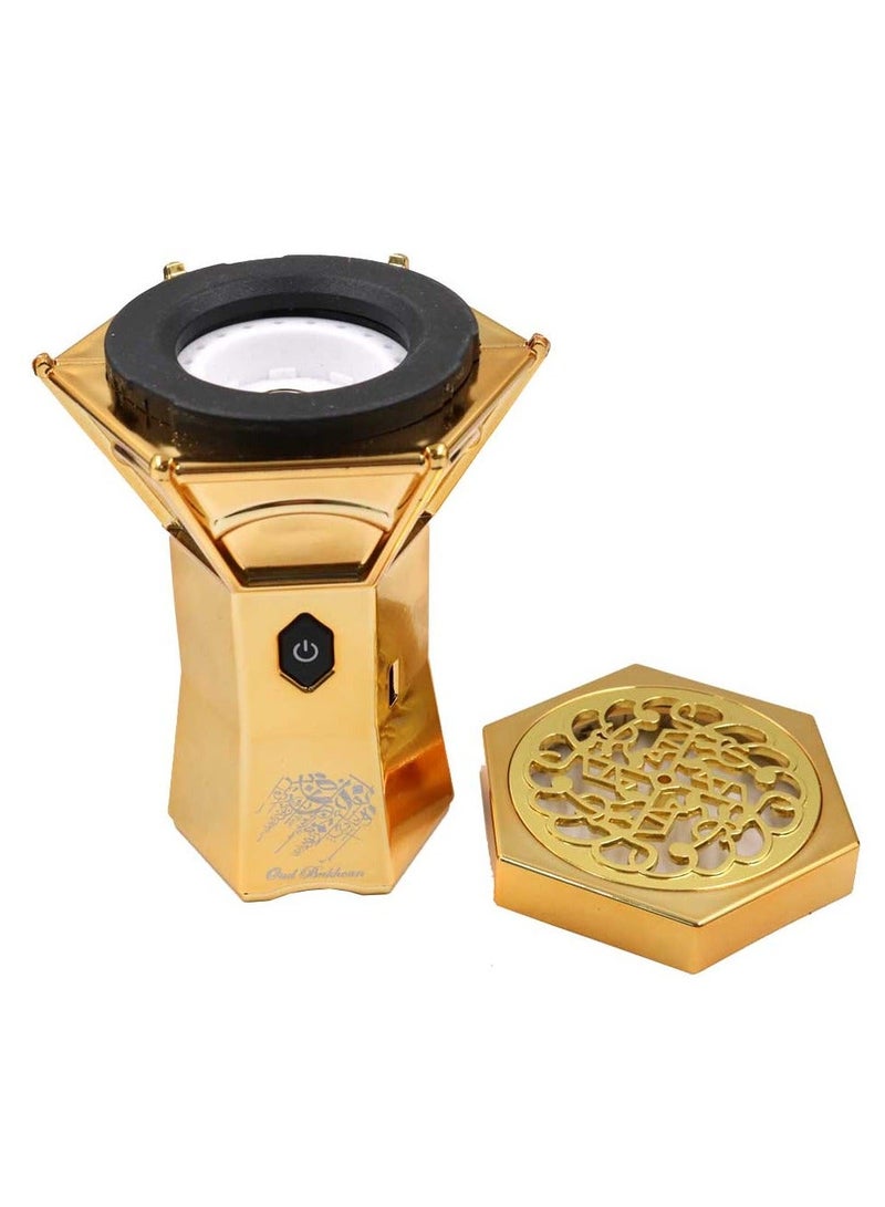 Bakhoor Bukhoor Burner  Electric Oud Incense & Aroma Diffuser with Long-Lasting Battery - Image 4